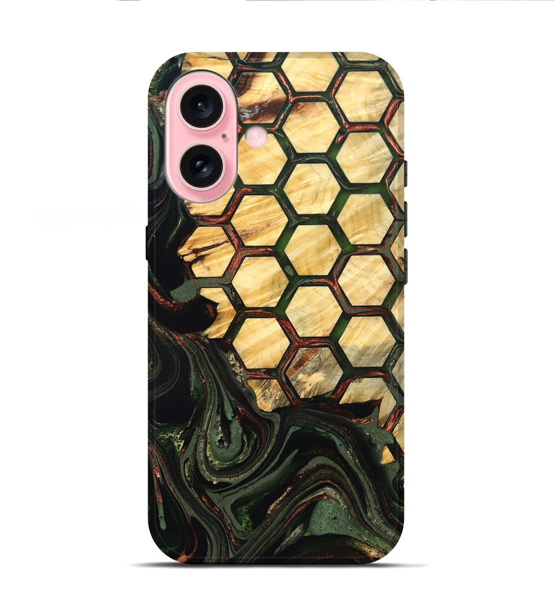 iPhone 16 Wood Live Edge Phone Case - Ashlie (Pattern, 823997)