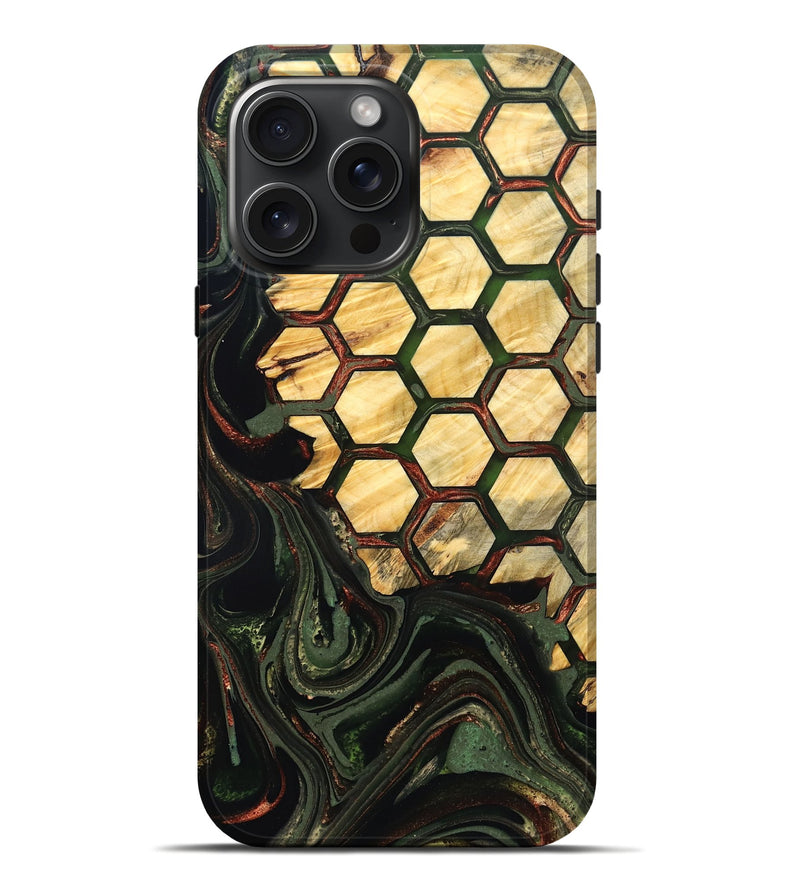 iPhone 16 Pro Max Wood Live Edge Phone Case - Ashlie (Pattern, 823997)