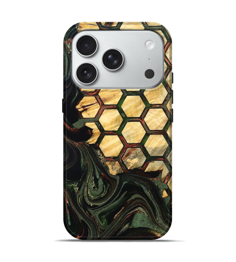 iPhone 18 Pro Wood Live Edge Phone Case - Ashlie (Pattern, 823997)