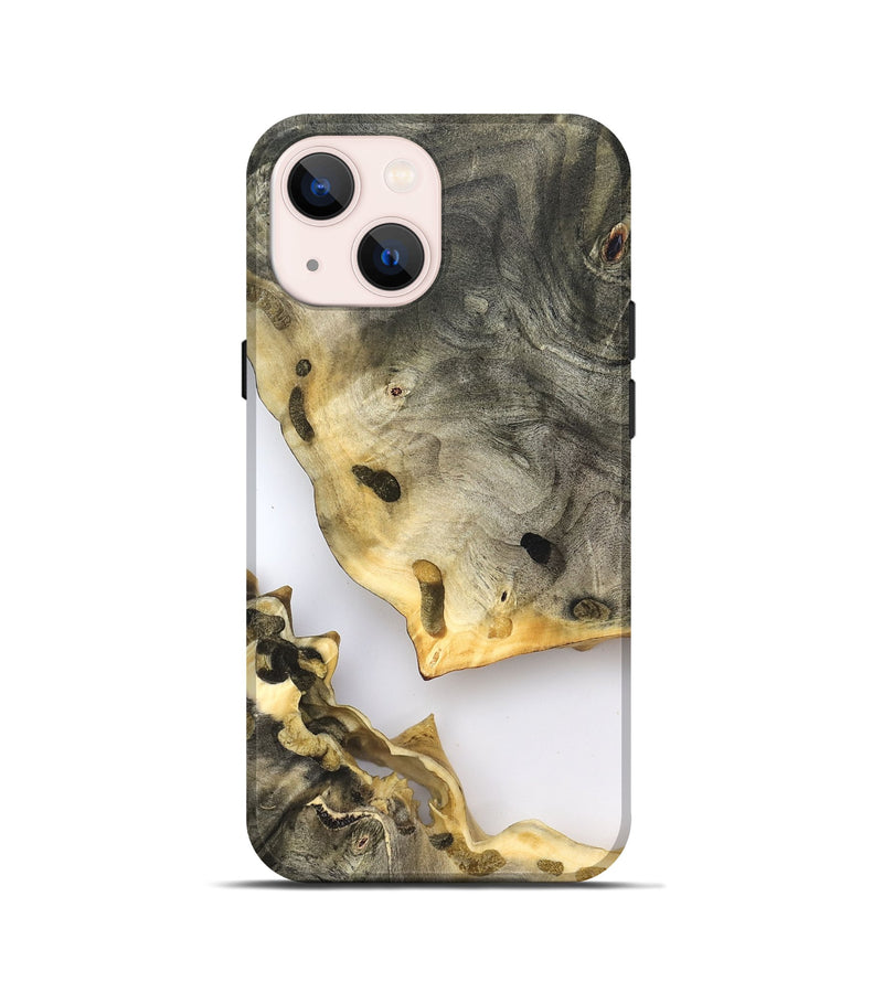 iPhone 13 mini Wood Live Edge Phone Case - Dixie (Clear, 823998)
