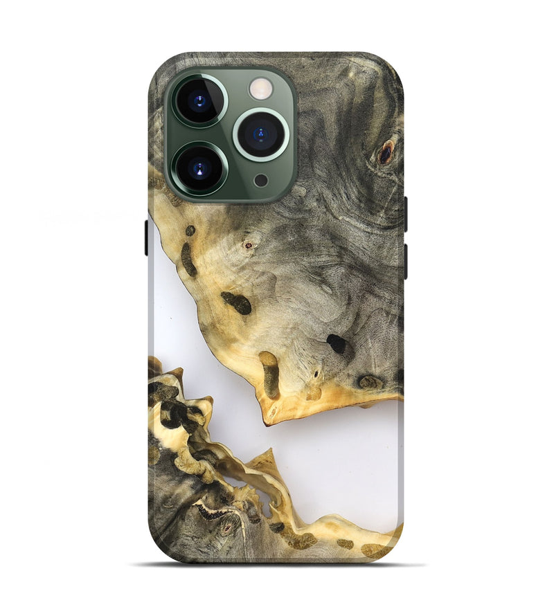iPhone 13 Pro Wood Live Edge Phone Case - Dixie (Clear, 823998)