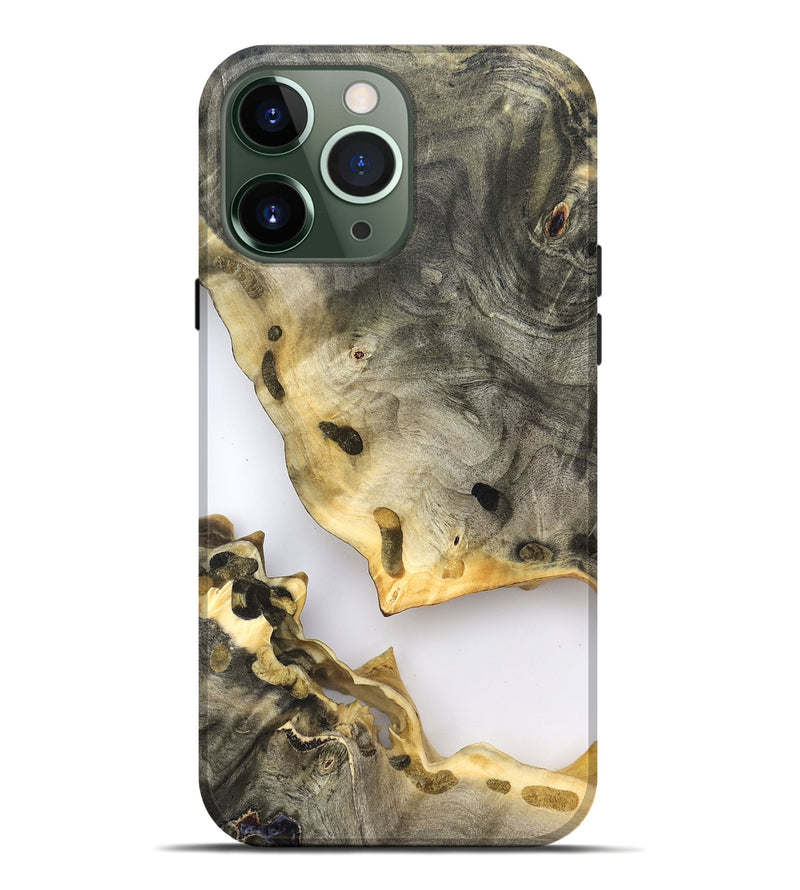 iPhone 13 Pro Max Wood Live Edge Phone Case - Dixie (Clear, 823998)