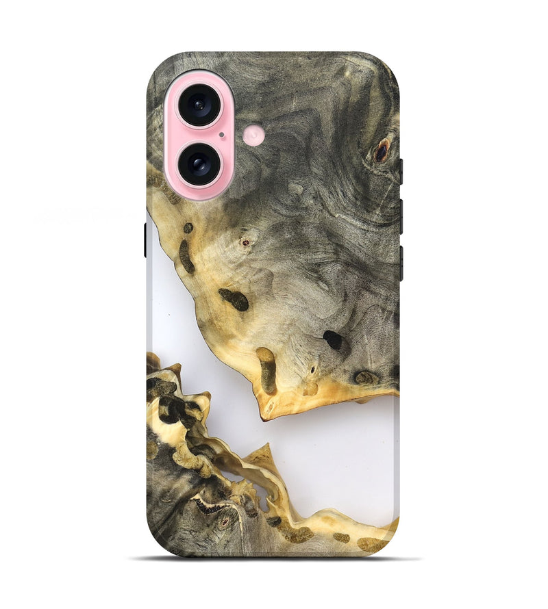 iPhone 17 Wood Live Edge Phone Case - Dixie (Clear, 823998)