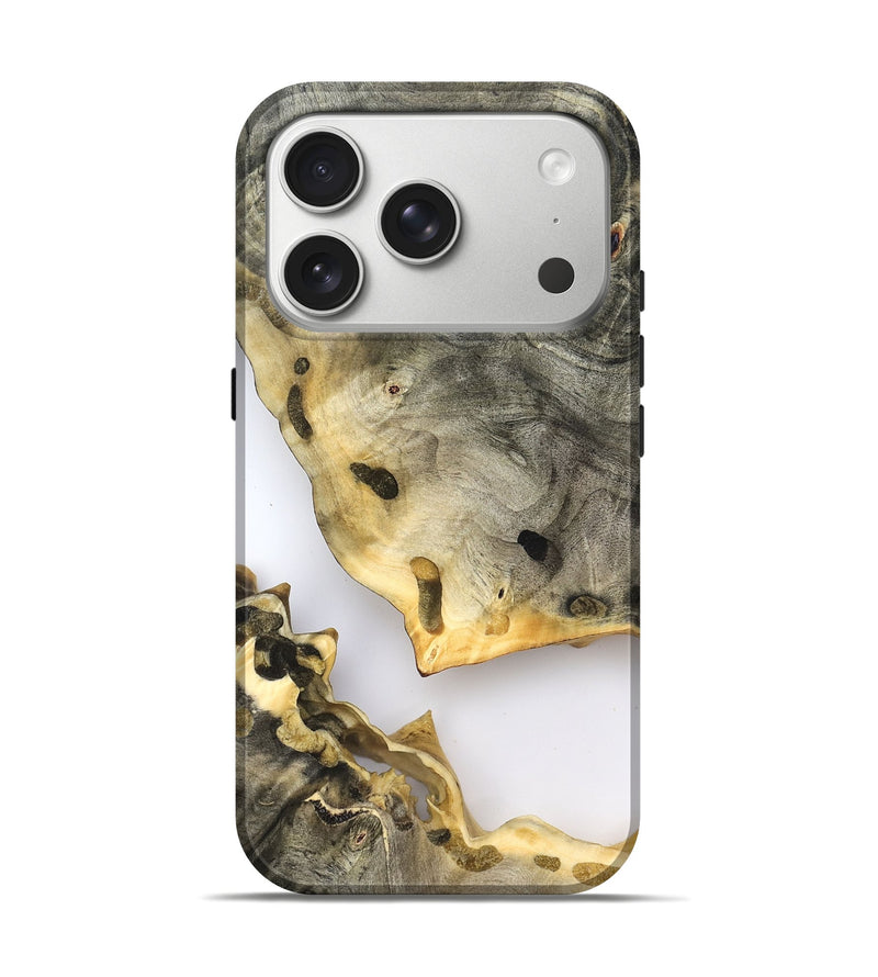 iPhone 17 Pro Wood Live Edge Phone Case - Dixie (Clear, 823998)