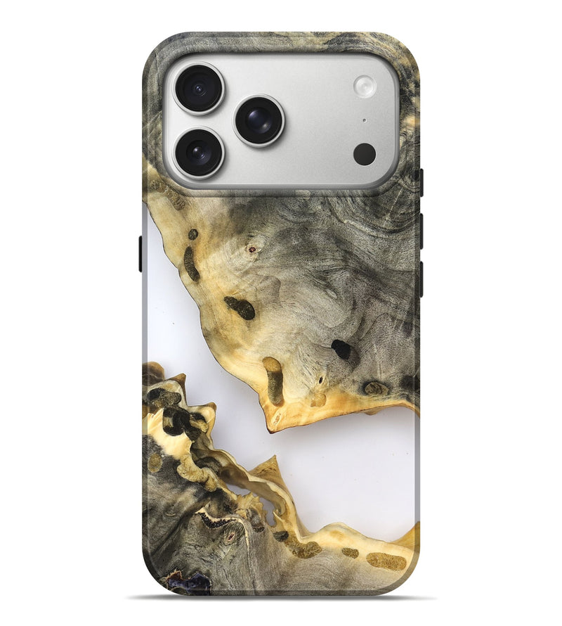 iPhone 17 Pro Max Wood Live Edge Phone Case - Dixie (Clear, 823998)