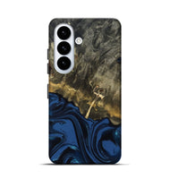 Galaxy S26 Wood Live Edge Phone Case - Melina (Blue, 823999)