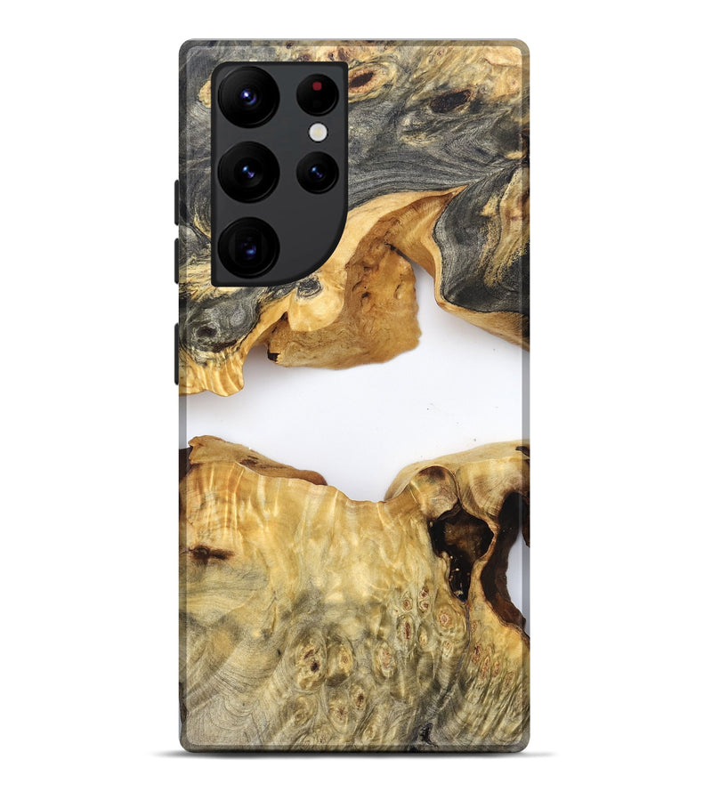 Galaxy S22 Ultra Wood Live Edge Phone Case - Amari (Clear, 824000)