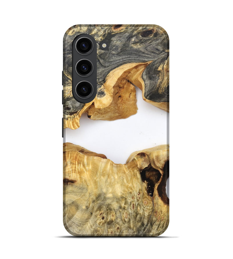 Galaxy S23 Wood Live Edge Phone Case - Amari (Clear, 824000)