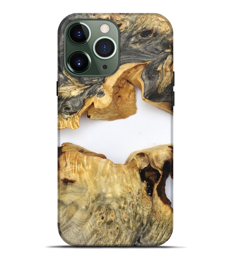 iPhone 13 Pro Max Wood Live Edge Phone Case - Amari (Clear, 824000)