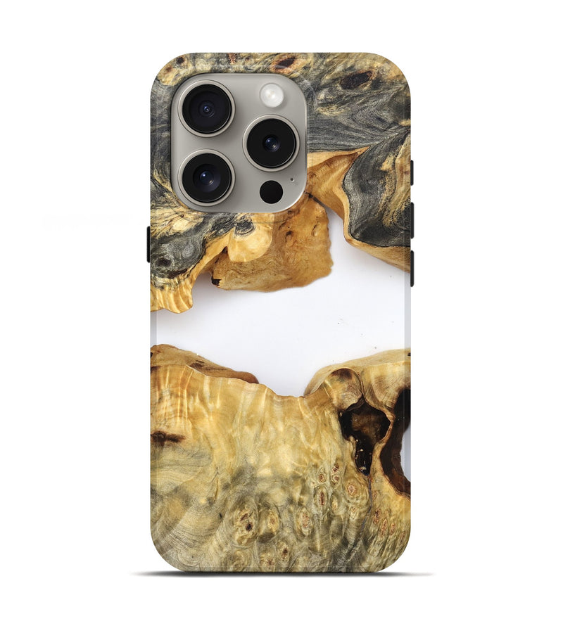 iPhone 16 Pro Wood Live Edge Phone Case - Amari (Clear, 824000)