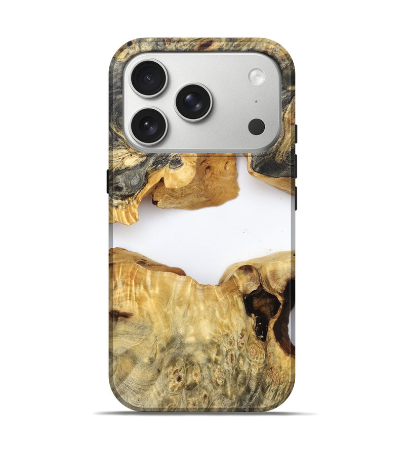 iPhone 17 Pro Wood Live Edge Phone Case - Amari (Clear, 824000)