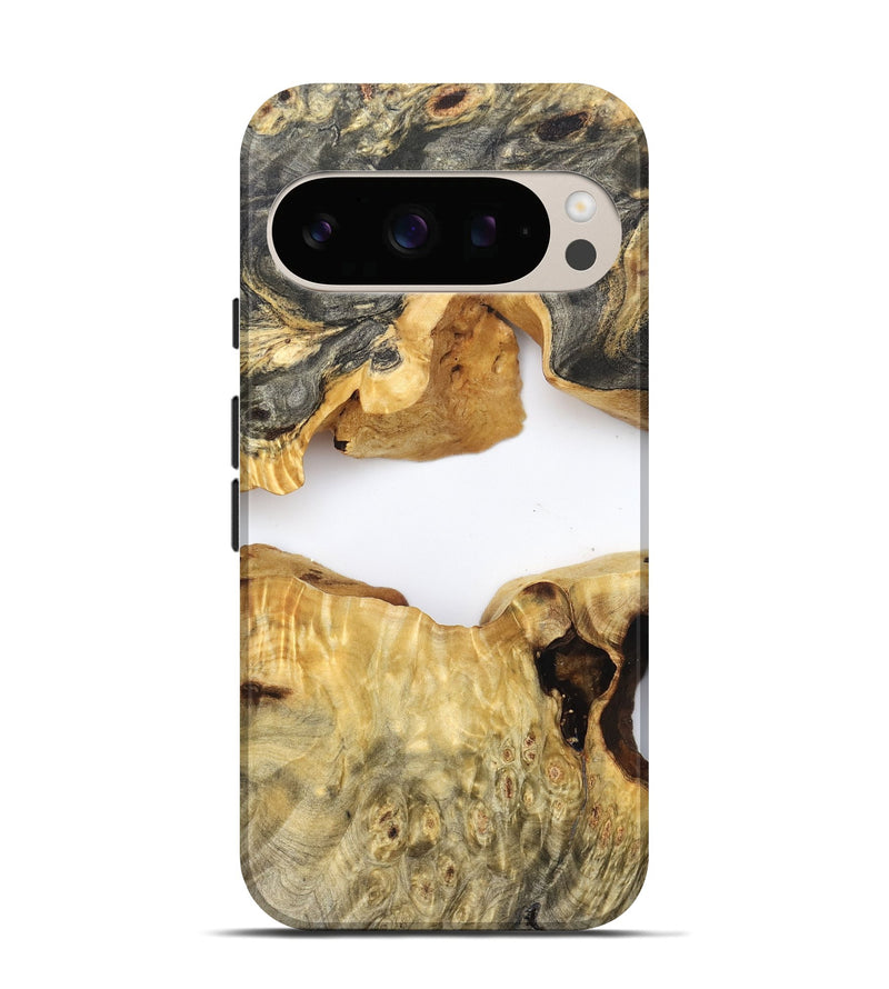 Pixel 10 Pro Wood Live Edge Phone Case - Amari (Clear, 824000)