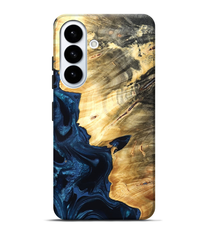 Galaxy S26 Plus Wood Live Edge Phone Case - Laureen (Blue, 824001)