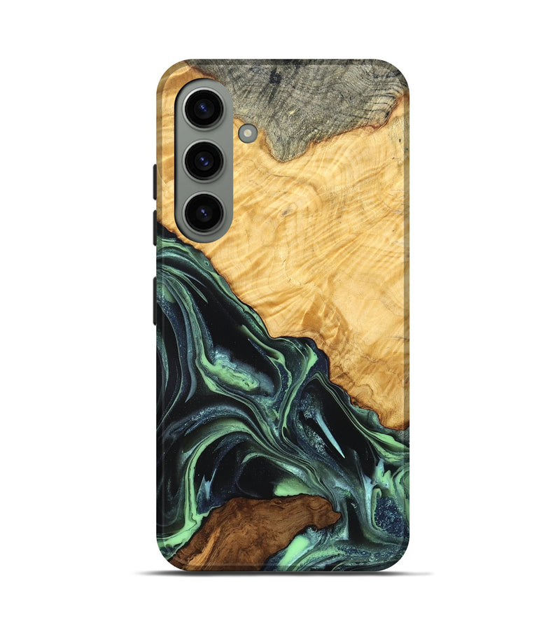 Galaxy S24 Wood Live Edge Phone Case - Shepard (Green, 824002)