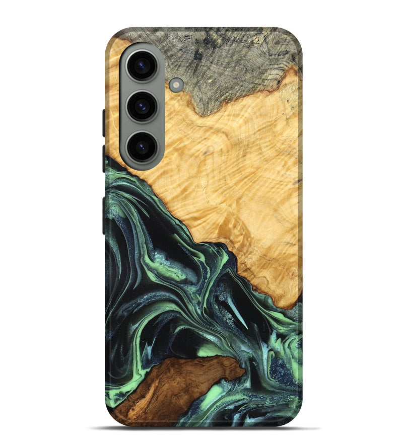 Galaxy S24 Plus Wood Live Edge Phone Case - Shepard (Green, 824002)