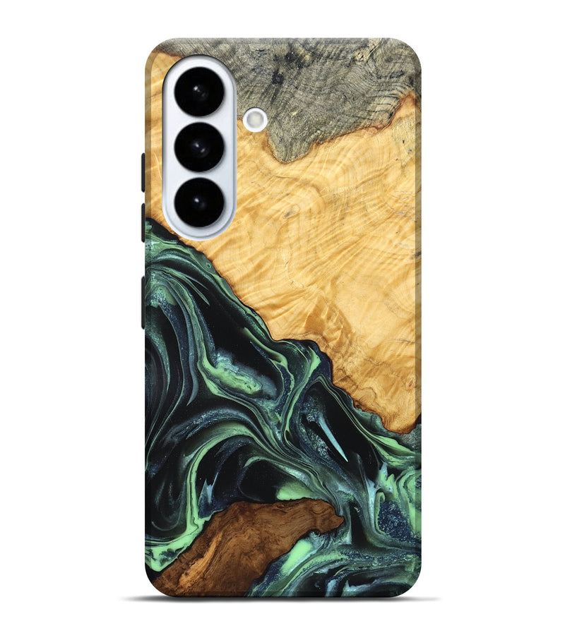 Galaxy S26 Plus Wood Live Edge Phone Case - Shepard (Green, 824002)