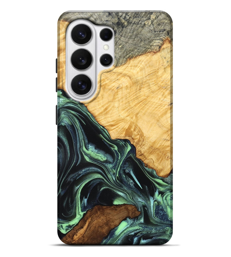 Galaxy S26 Ultra Wood Live Edge Phone Case - Shepard (Green, 824002)