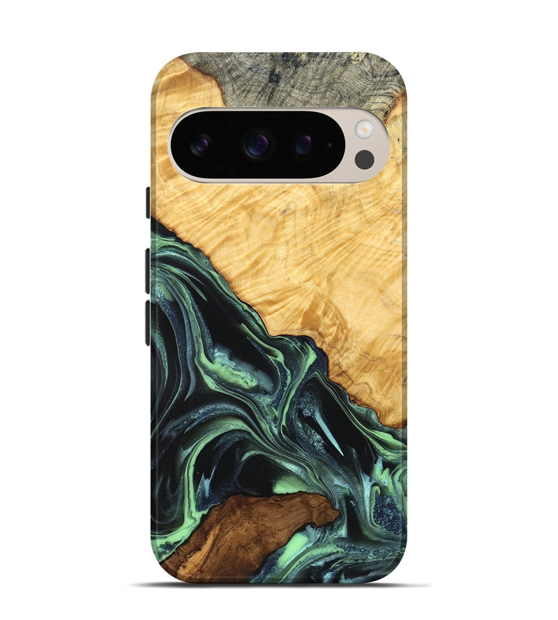 Pixel 10 Wood Live Edge Phone Case - Shepard (Green, 824002)
