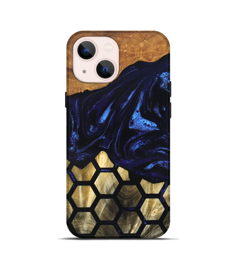 iPhone 13 mini Wood Live Edge Phone Case - Kara (Pattern, 824003)