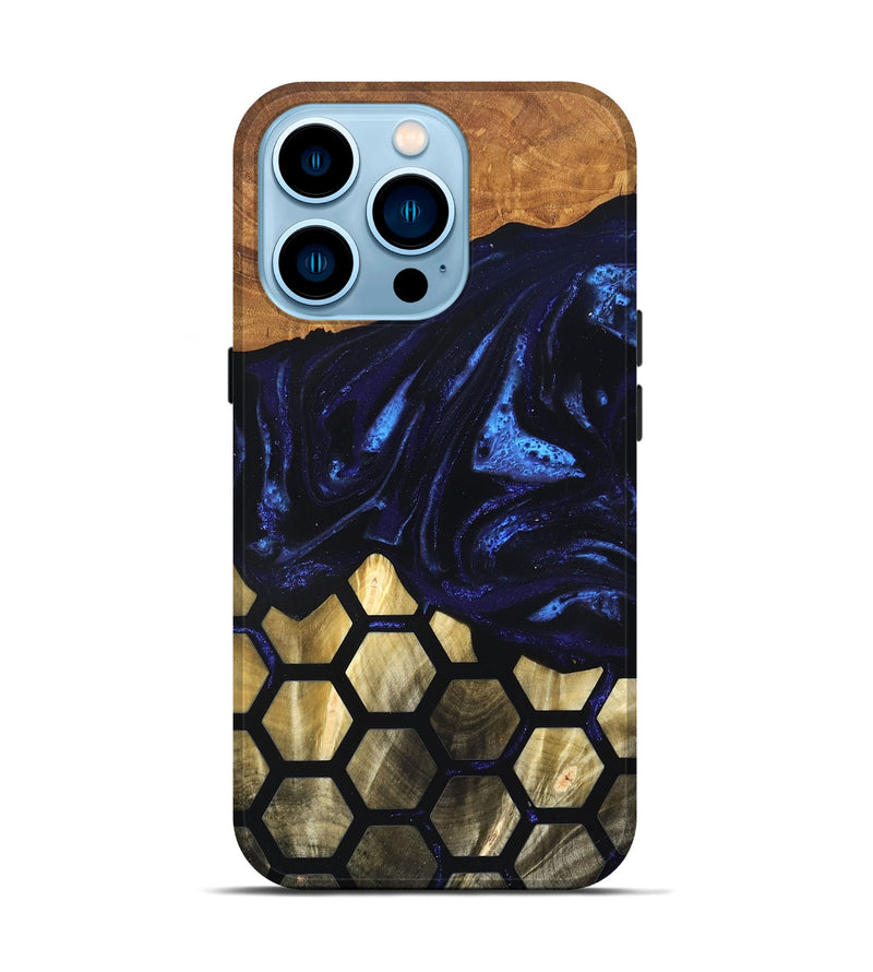 iPhone 14 Pro Wood Live Edge Phone Case - Kara (Pattern, 824003)