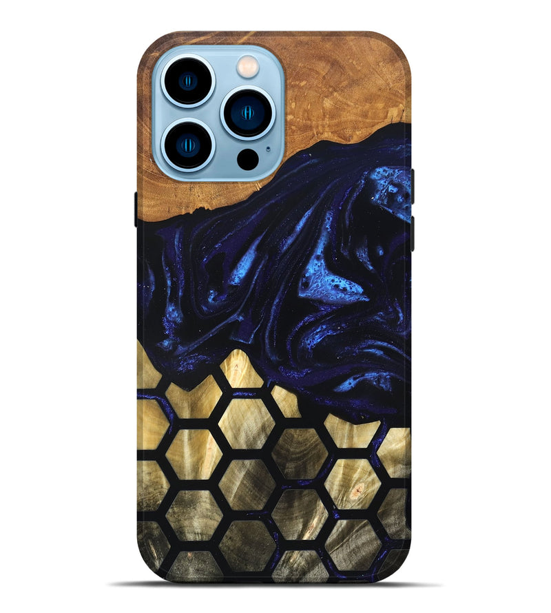 iPhone 14 Pro Max Wood Live Edge Phone Case - Kara (Pattern, 824003)