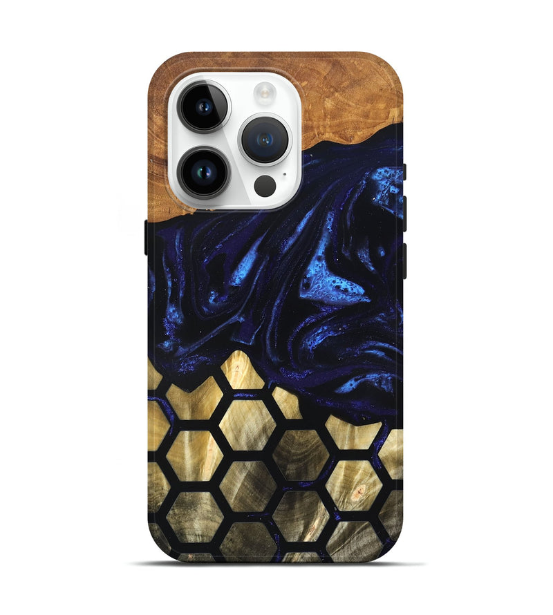 iPhone 15 Pro Wood Live Edge Phone Case - Kara (Pattern, 824003)