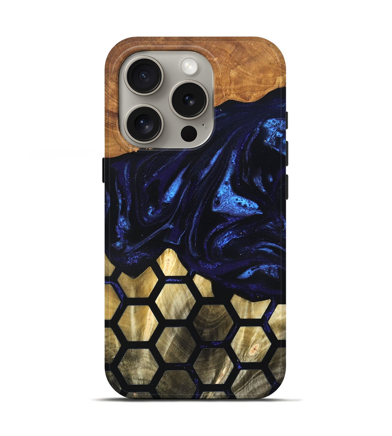 iPhone 16 Pro Wood Live Edge Phone Case - Kara (Pattern, 824003)