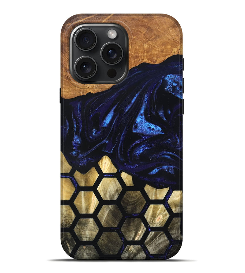 iPhone 16 Pro Max Wood Live Edge Phone Case - Kara (Pattern, 824003)