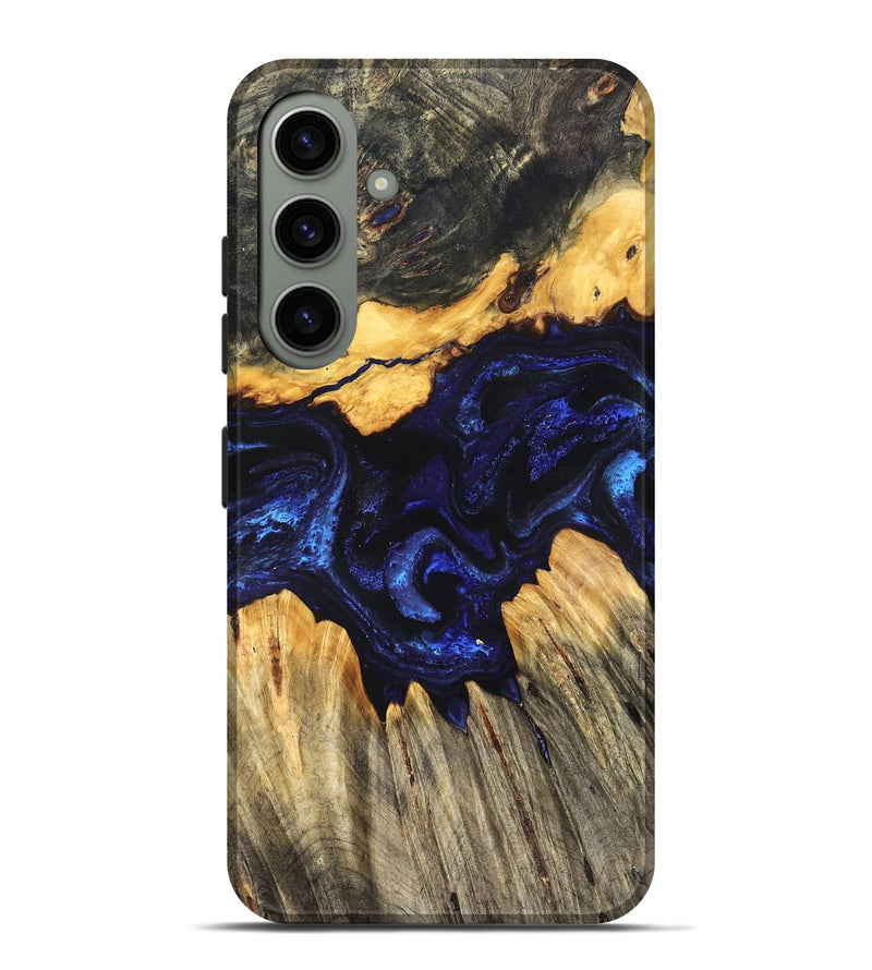 Galaxy S24 Plus Wood Live Edge Phone Case - Hendrix (Blue, 824005)