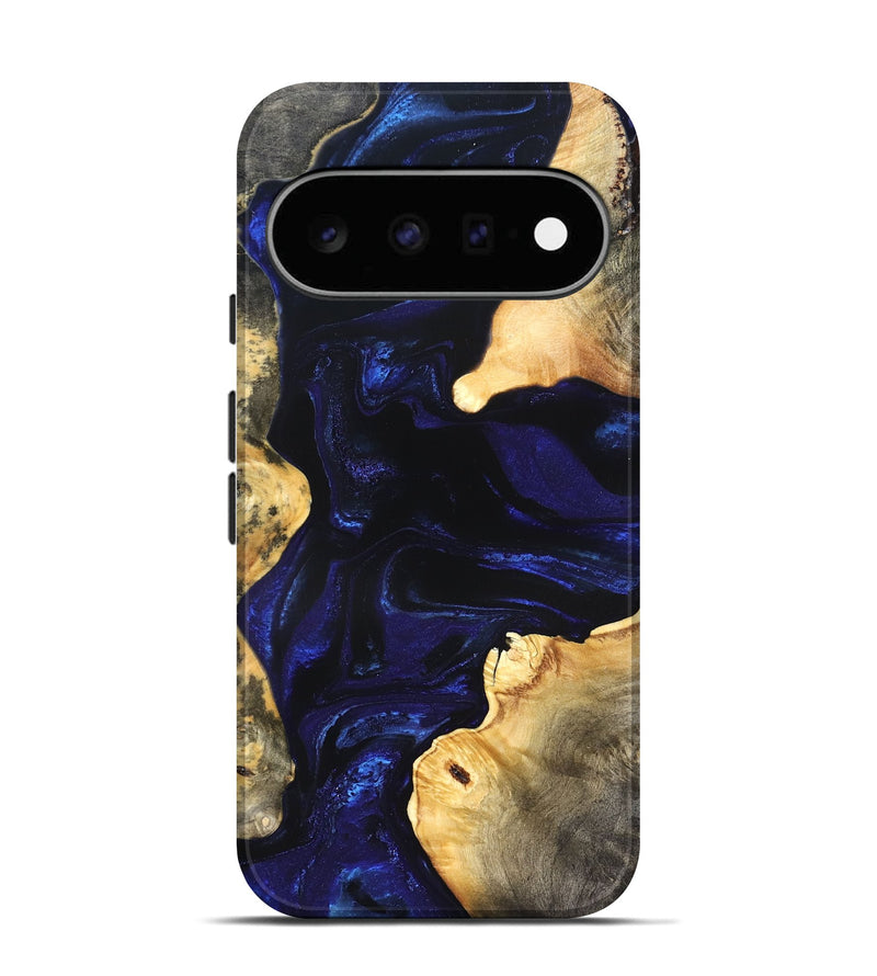 Pixel 11 Wood Live Edge Phone Case - Stacie (Blue, 824010)