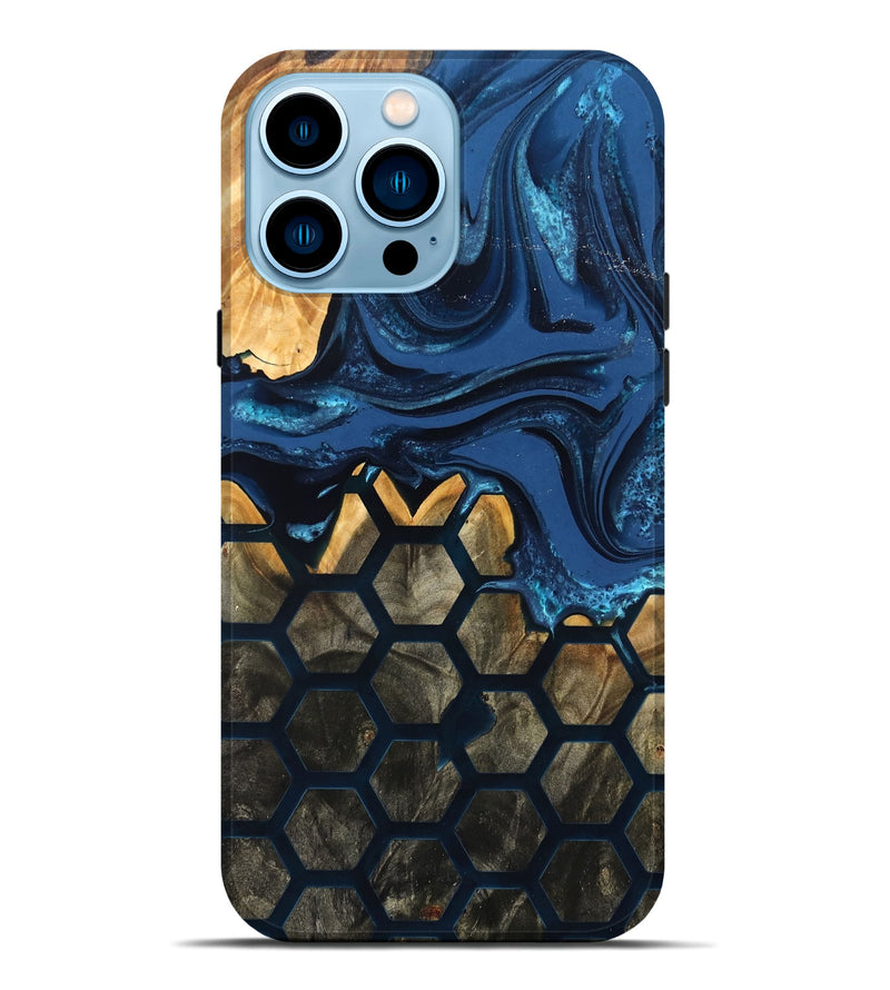 iPhone 14 Pro Max Wood Live Edge Phone Case - Gerardo (Pattern, 824013)