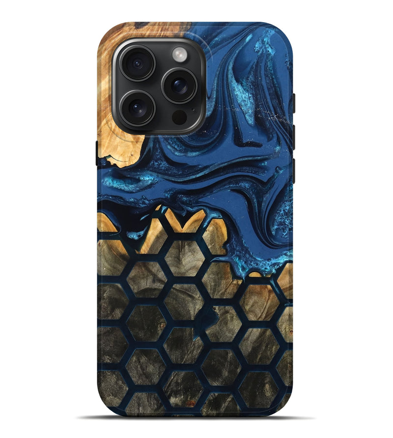 iPhone 16 Pro Max Wood Live Edge Phone Case - Gerardo (Pattern, 824013)