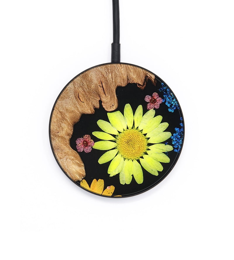Circle Wood Wireless Charger - Meda (Bloom, 824020)