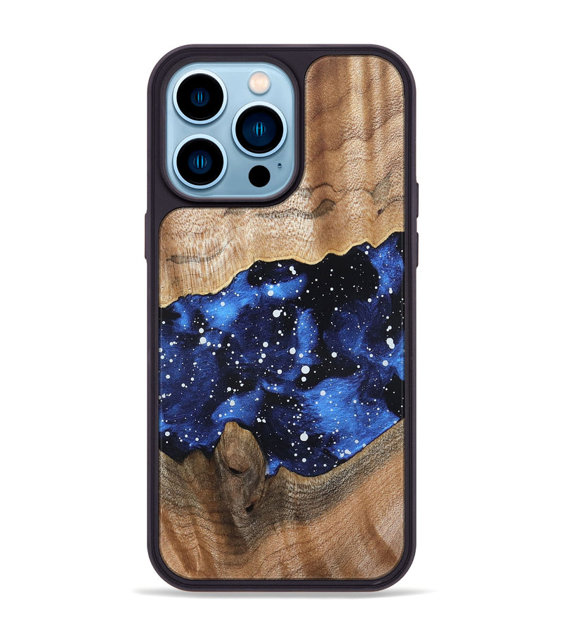 iPhone 14 Pro Max Wood Phone Case - Shawnte (Cosmos, 824032)