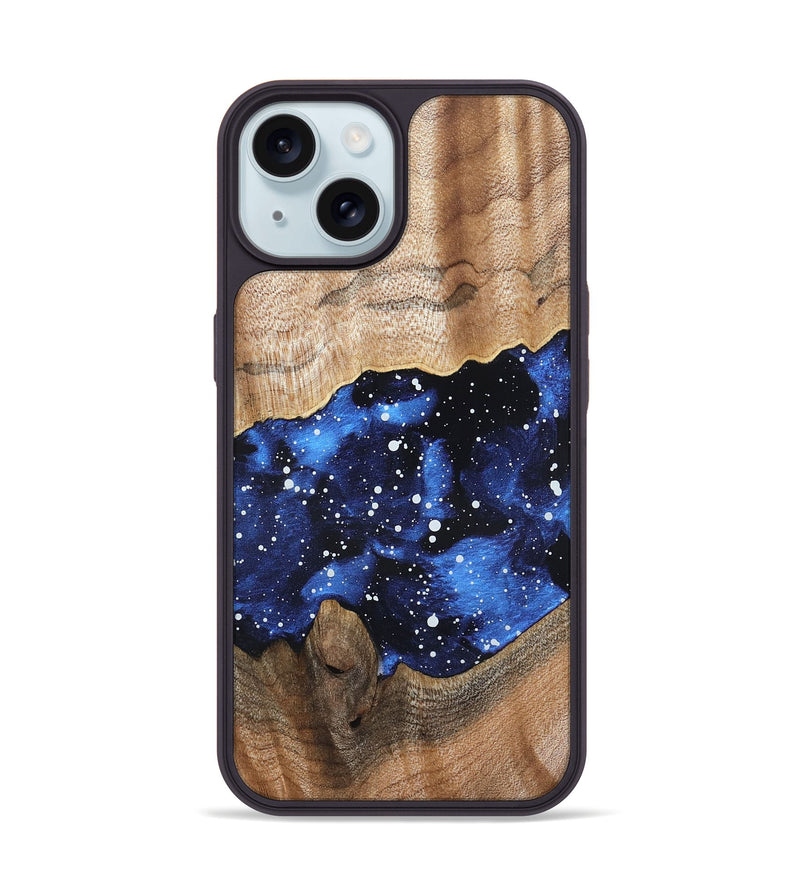 iPhone 15 Wood Phone Case - Shawnte (Cosmos, 824032)