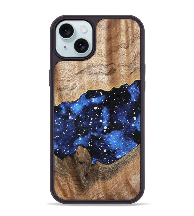 iPhone 15 Plus Wood Phone Case - Shawnte (Cosmos, 824032)