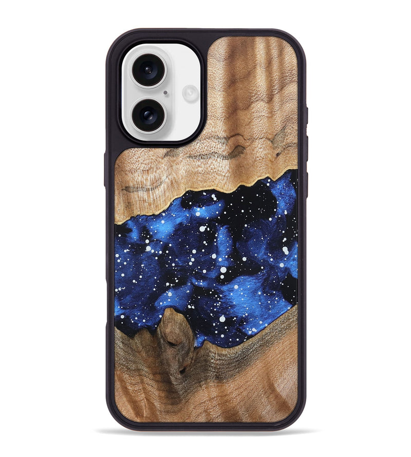 iPhone 16 Plus Wood Phone Case - Shawnte (Cosmos, 824032)