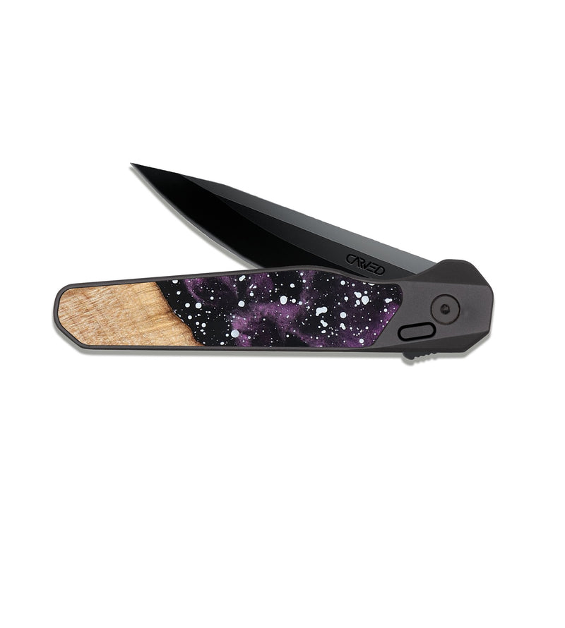 EDC Dark Slate Wood Pocket Knife - Gauge (Cosmos, 824039)