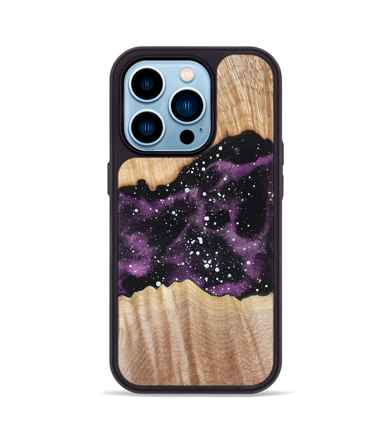 iPhone 14 Pro Wood Phone Case - Gauge (Cosmos, 824039)