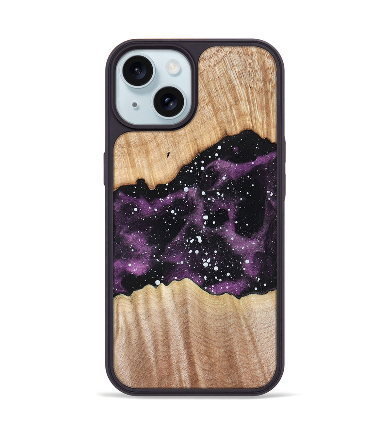 iPhone 15 Wood Phone Case - Gauge (Cosmos, 824039)