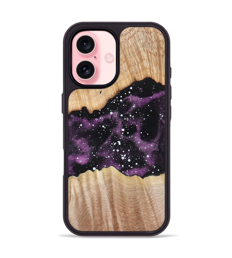 iPhone 16 Wood Phone Case - Gauge (Cosmos, 824039)