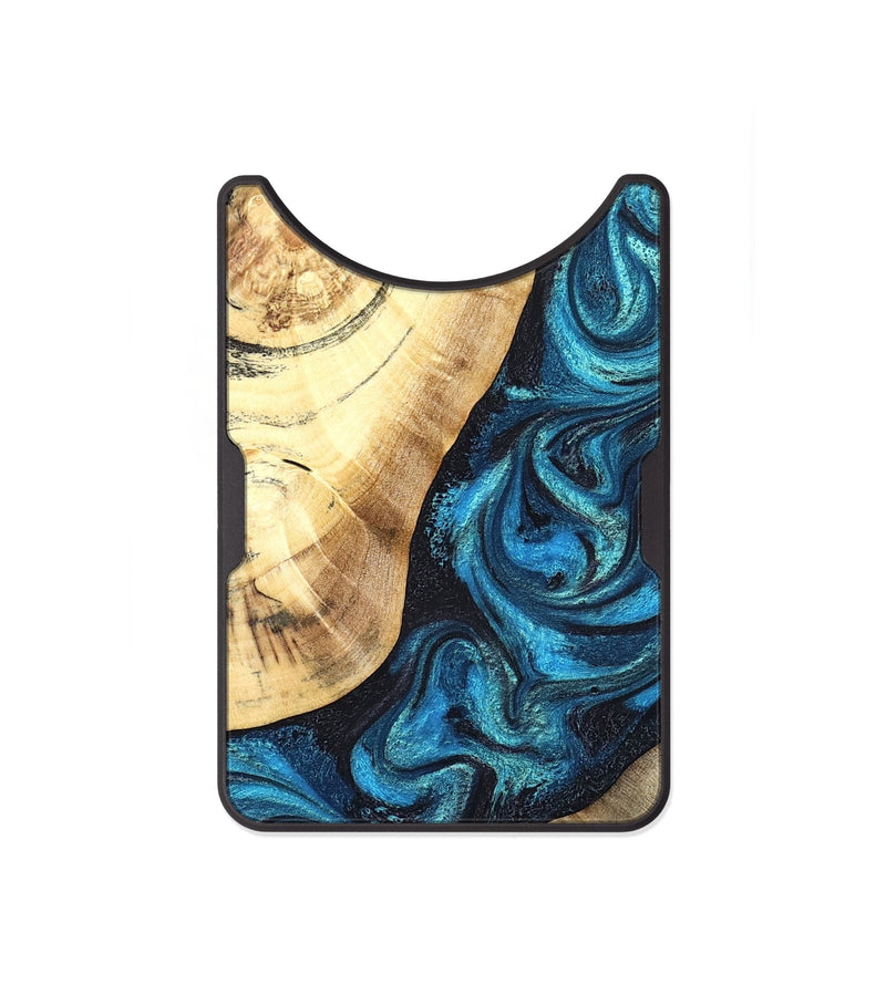 Alloy Wood Wallet - Louisa (Blue, 824044)