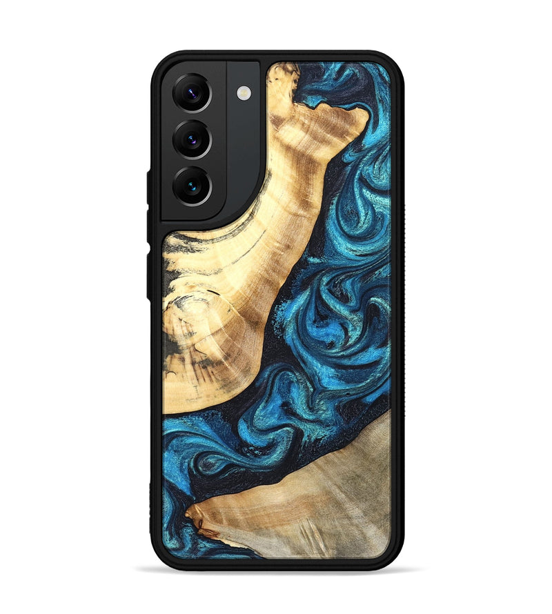 Galaxy S22 Plus Wood Phone Case - Louisa (Blue, 824044)