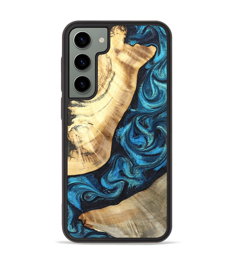 Galaxy S23 Plus Wood Phone Case - Louisa (Blue, 824044)