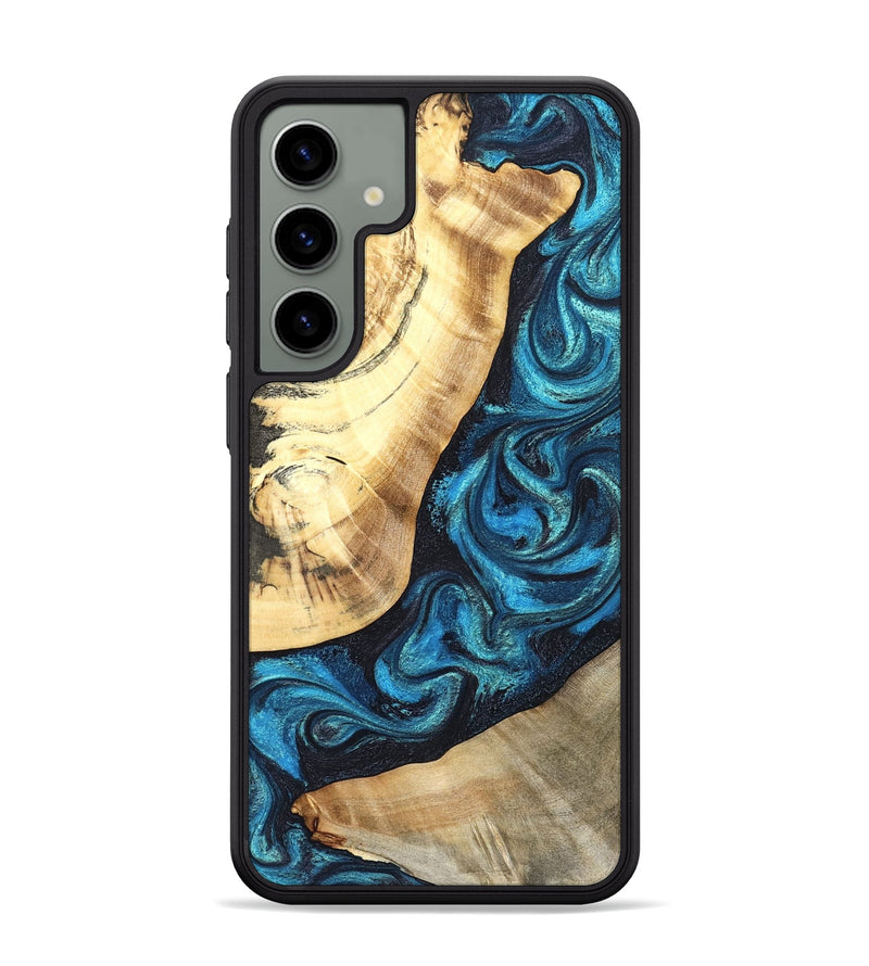 Galaxy S24 Plus Wood Phone Case - Louisa (Blue, 824044)