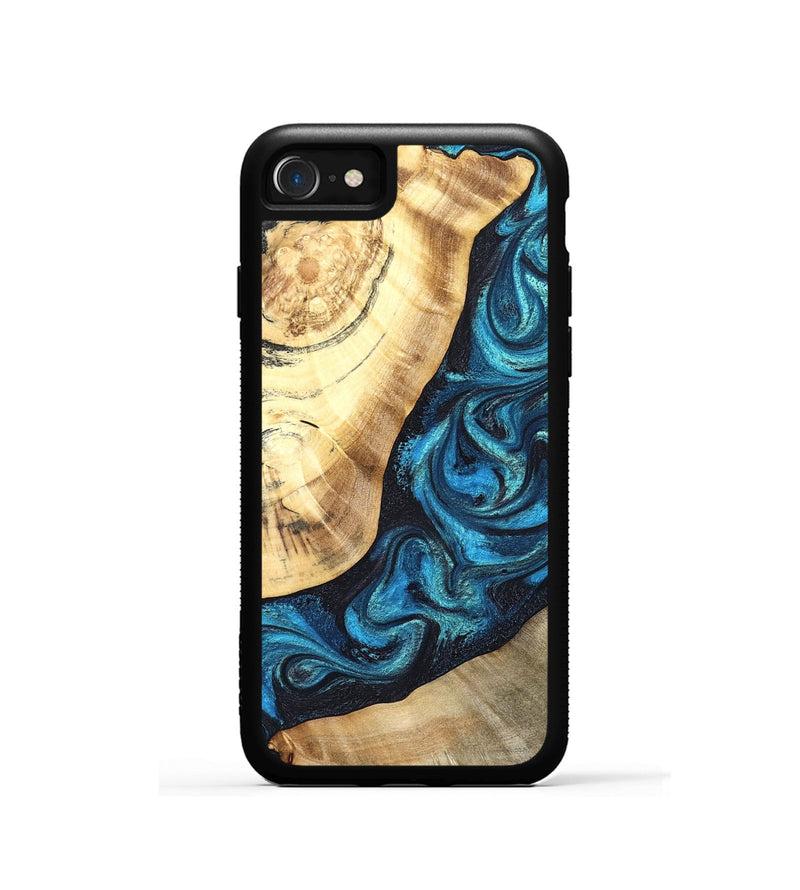iPhone SE Wood Phone Case - Louisa (Blue, 824044)
