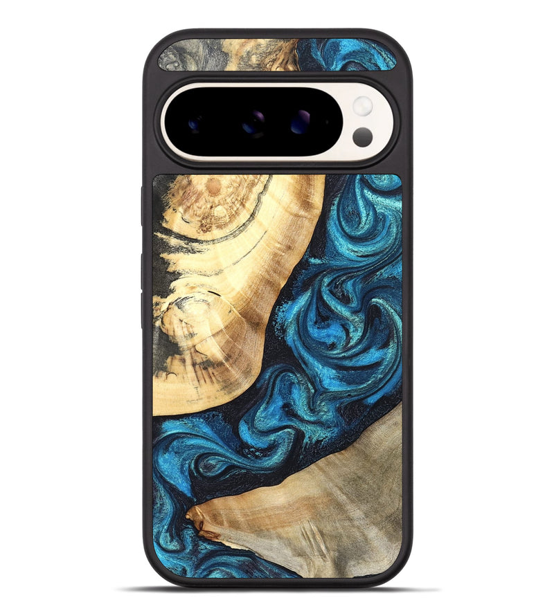 Pixel 9 Pro XL Wood Phone Case - Louisa (Blue, 824044)