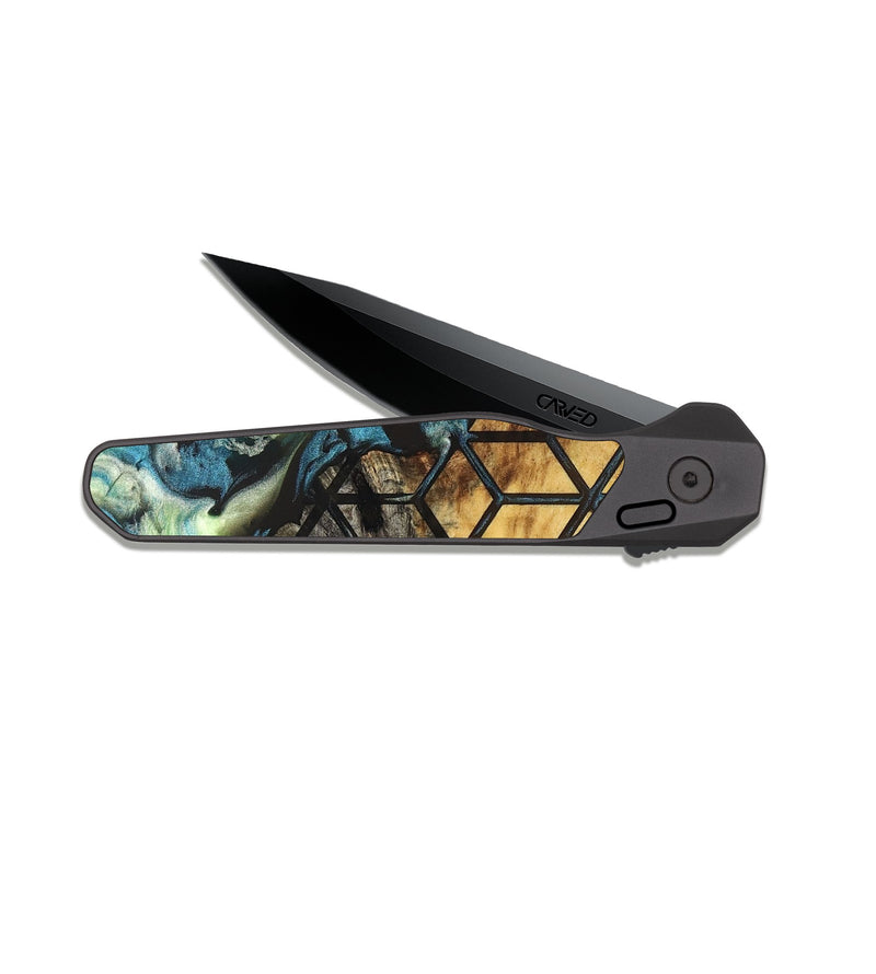 EDC Dark Slate Wood Pocket Knife - Maximus (Pattern, 824050)