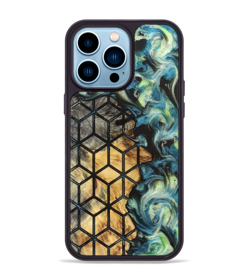 iPhone 14 Pro Max Wood Phone Case - Maximus (Pattern, 824050)