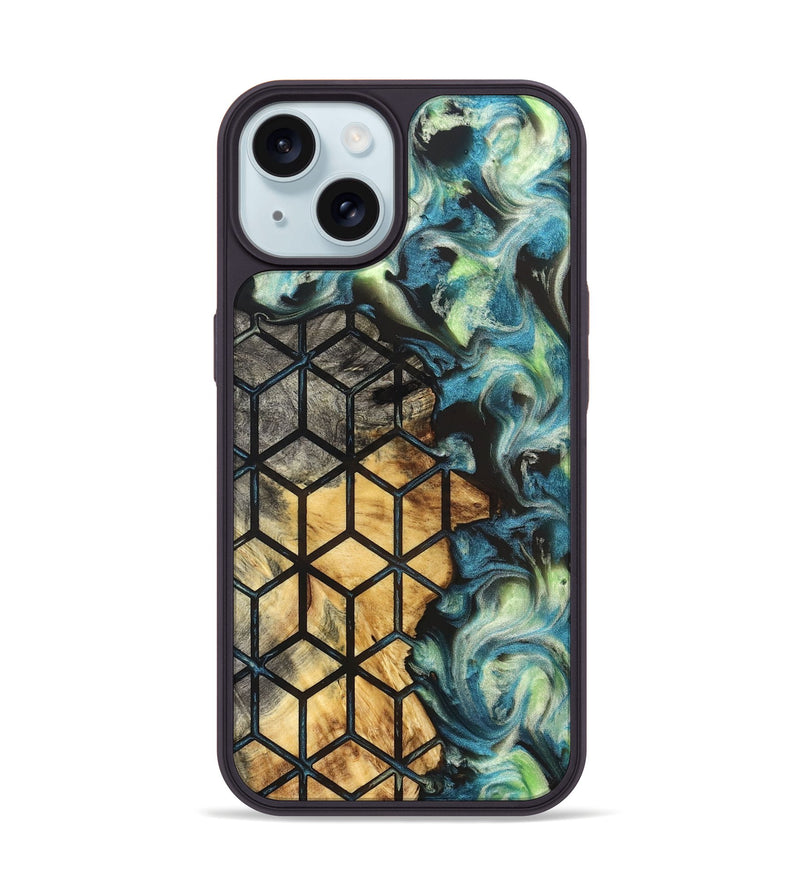 iPhone 15 Wood Phone Case - Maximus (Pattern, 824050)
